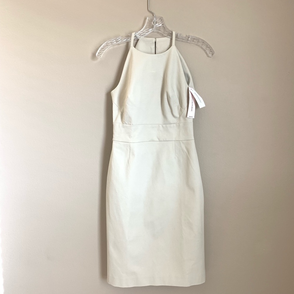Banana Republic High Neck Beige Dress NWT